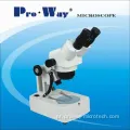 Microscópio estéreo de zoom binocular